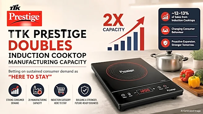 TTK Prestige doubles induction cooktop capacity, says demand surge is ‘here to stay’