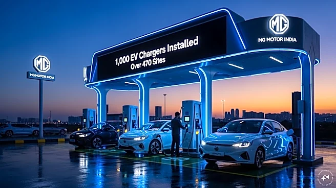 MG Motor India installs 1,000 EV chargers at over 470 sites