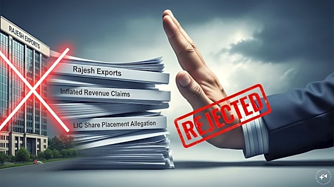 Rajesh Exports rejects inflated revenue, LIC share placement allegation; terms it 'speculative'