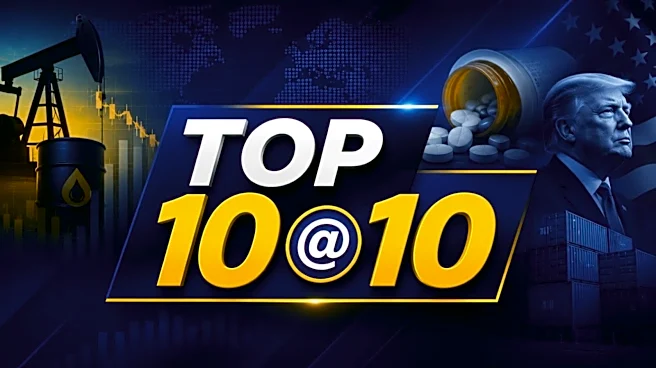 Top 10@10: Oil rout hits markets, Eternal and DRL disappoint, Trump revives pharma tariff threat