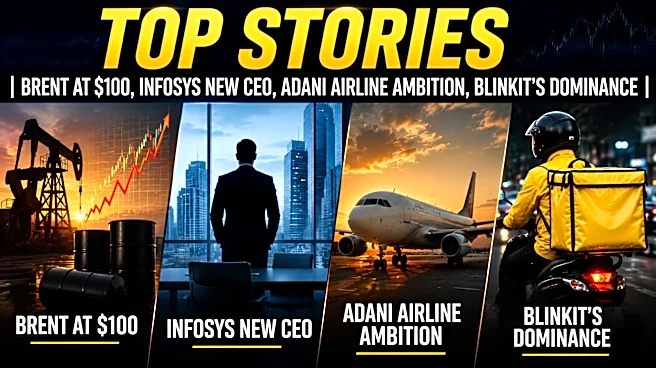 Top Stories | Brent at $100, Infosys new CEO, Adani Airline ambition, Blinkit's dominance