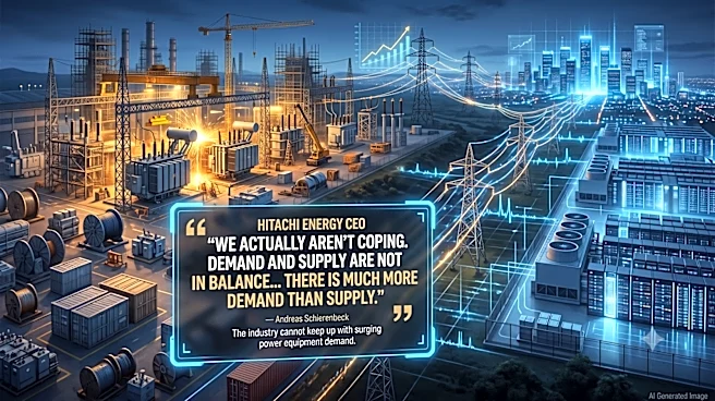 Hitachi Energy CEO says industry cannot keep up with surging power equipment demand