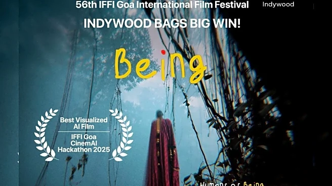 Indywood's ‘Being’ wins ‘Best AI Visualised Film’ at IFFI Goa CinemaAI Hackathon 2025