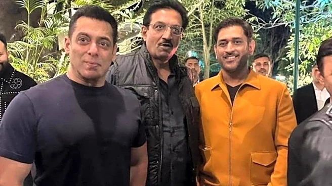MS Dhoni joins Salman Khan’s 60th birthday bash at Panvel farmhouse