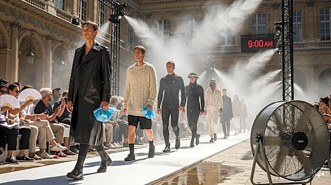 Paris Fashion Week battles historic heatwave despite ice packs and mist