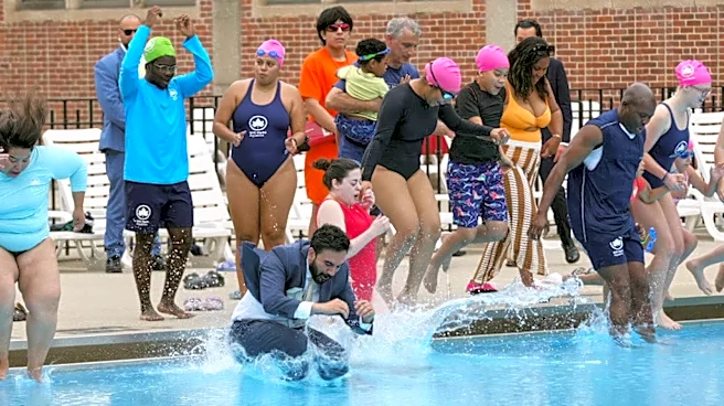 Watch: New York Mayor Zohran Mamdani dives into public pool in a suit and tie