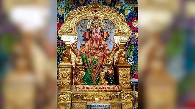 Watch: First look of GSB Seva Mandal’s Maha Ganpati idol unveiled in Mumbai