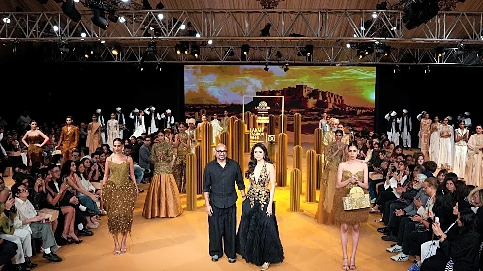 Samant Chauhan and Jaisalmer Craft Gin translate desert folklore into high fashion