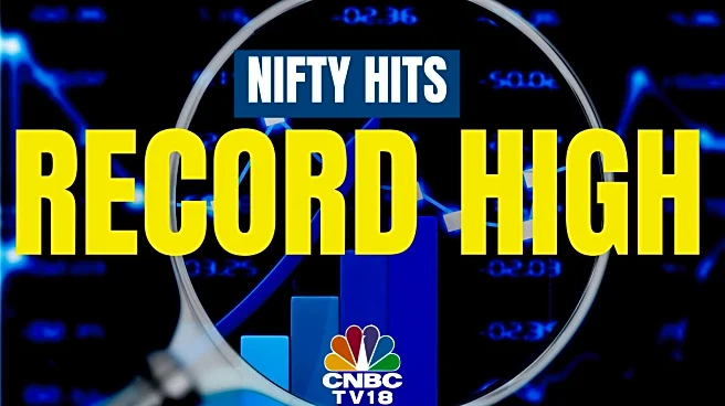 Nifty 50 rises to record high, surpassing previous September 2024 peak