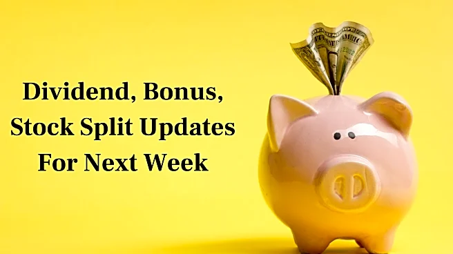 Three stocks that should be on your radar for corporate actions this week