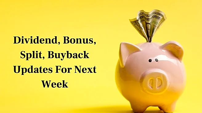 Bonus, Stock Split, Rights Issue Alert: These companies see record dates this upcoming week