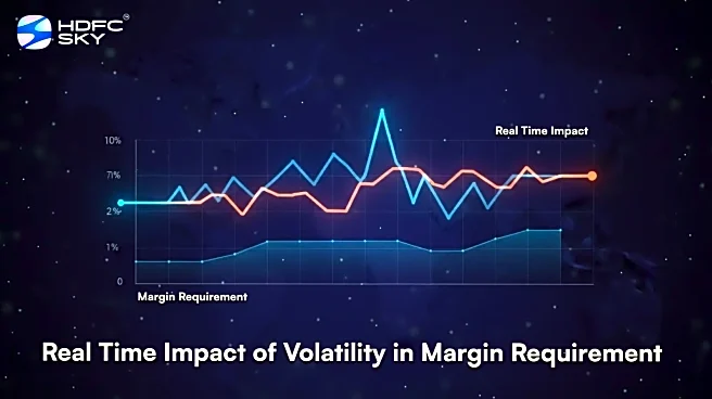 Real time impact of volatility in margin requirements