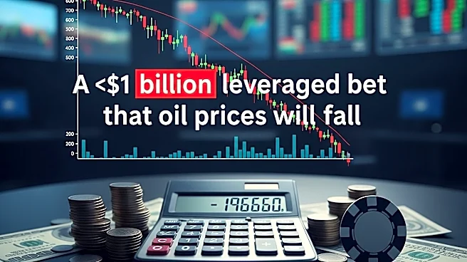 Will crude oil prices tank? Someone has bet nearly $1 billion on this via leverage