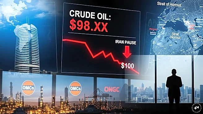 ONGC, OMCs in focus as Trump's Iran pause sends crude below $100