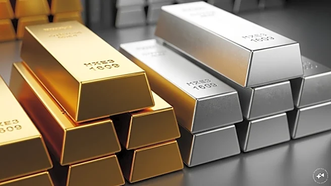 Gold rises over 1%, silver jumps 2% as oil prices ease