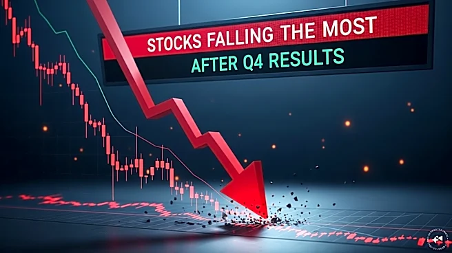Stock Crash: The names seeing the biggest fall after Q4 results on Monday