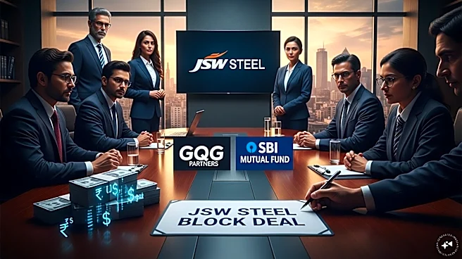 JSW Steel block deal sees GQG, SBI MF as key buyers