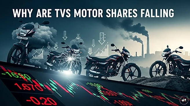 Explained - Why TVS Motor shares are down 13% in the last eight sessions
