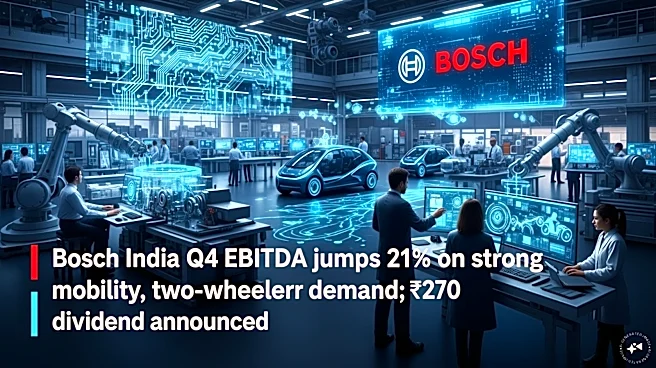 Bosch India Q4 EBITDA rises 21% on mobility growth; ₹270 dividend declared