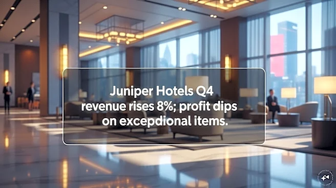 Juniper Hotels Q4 revenue rises 8%; profit dips on exceptional items