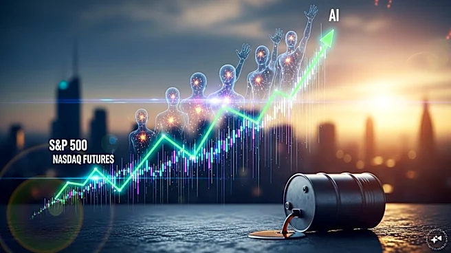 S&P 500, Nasdaq futures rise as AI rally continues; oil falls over 5% on US-Iran talk hopes