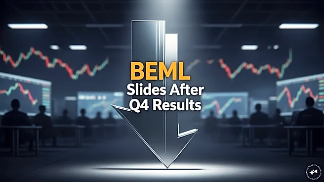 BEML Q4 Results: PSU stock slides after weak operating performance