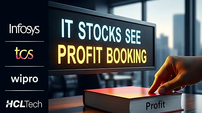IT stocks led by TCS, Infosys fall up to 8% as profit booking sets in after relief rally