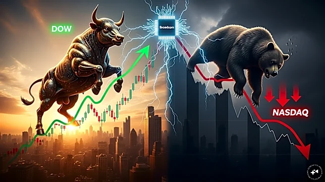 Dow jumps 800 points, but AI stock selloff drags Nasdaq lower