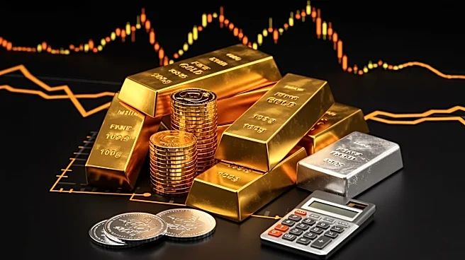 Gold falls nearly 1%, silver tumbles over 2% in futures trade