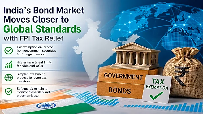 FPI tax relief brings India's bond market closer to global standards: EY