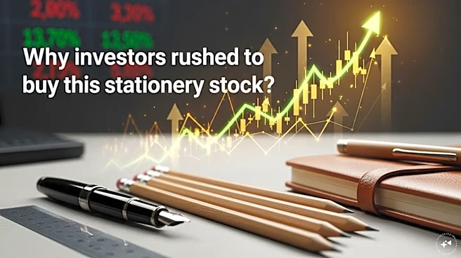 This stationery stock rallied 8% today — here's what triggered the move