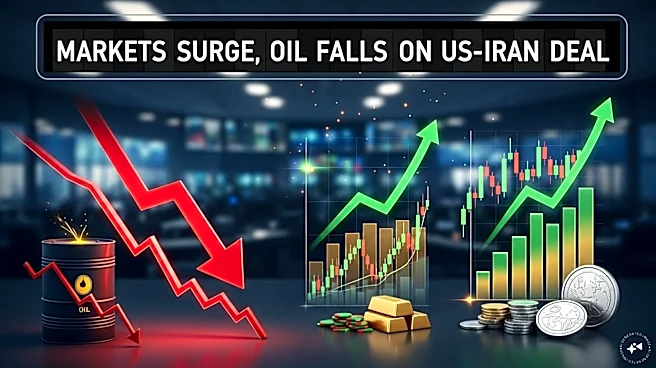 Dow futures jump 350 points after Donald Trump says Iran deal 'complete'; Oil prices fall