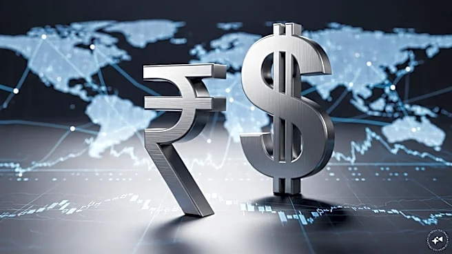 Rupee edges lower against dollar amid mixed global cues
