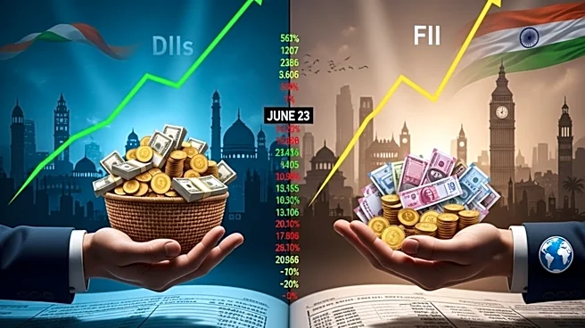 DIIs extend buying streak; FIIs post marginal inflows on June 23