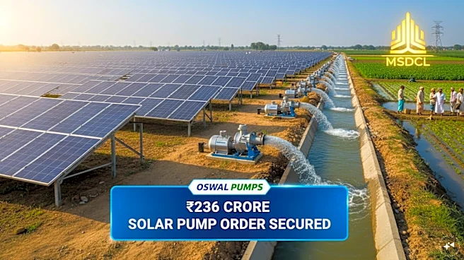 Oswal Pumps bags additional ₹236 crore solar pump order from MSEDCL