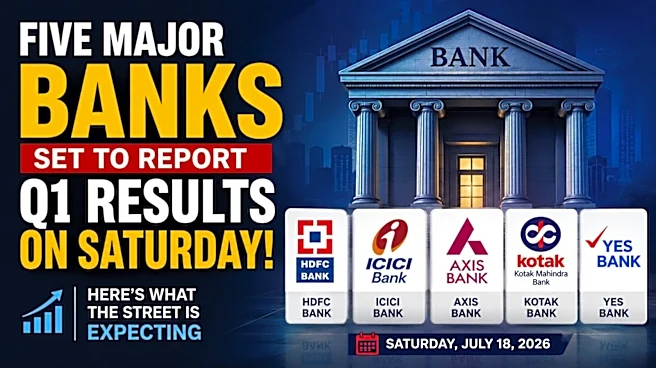 Five major banks are set to report Q1 results on Saturday; Here's what the street is expecting