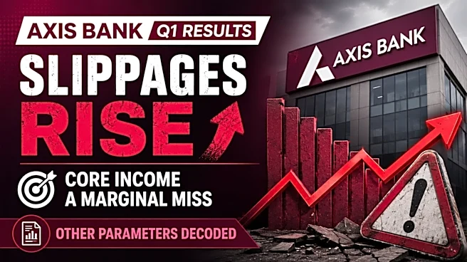 Axis Bank Q1 Results: Core income sees marginal miss; Slippages rise sequentially