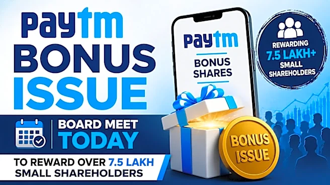 Paytm Bonus Issue: Board meet today to reward over 7.5 lakh small shareholders