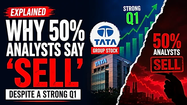 Explained - Why 50% analysts tracking this Tata Group stock say 'sell' despite a strong Q1