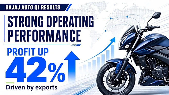 Bajaj Auto Q1 Results: Strong operating performance driven by exports; profit up 42%