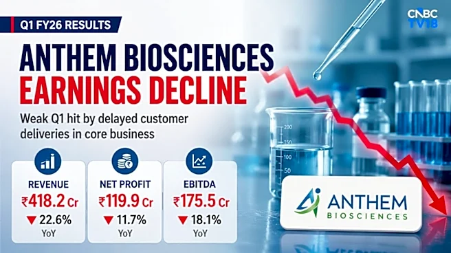 Anthem Biosciences Q1 Results: Shares fall over 7% as delayed deliveries drag earnings