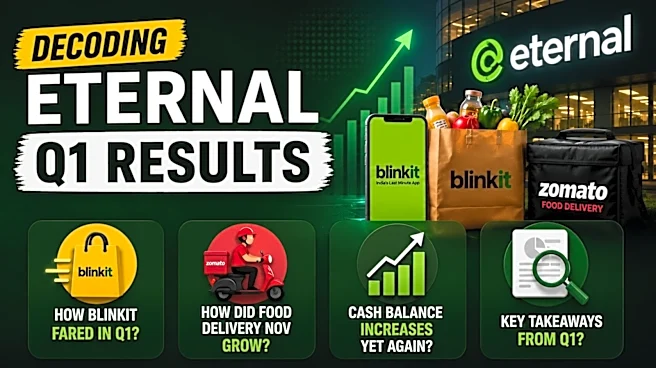 Eternal Q1 Results: Blinkit operating profit crosses ₹100 crore, Food delivery NOV up 20%