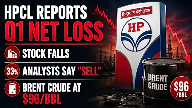 HPCL shares fall up to 3% as fuel and LPG retailing losses lead to ₹11,500 crore net loss in Q1