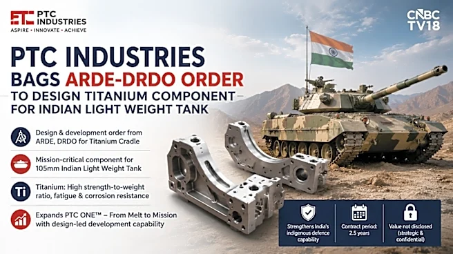 PTC Industries shares rise after bagging DRDO order for Indian Light Weight Tank component