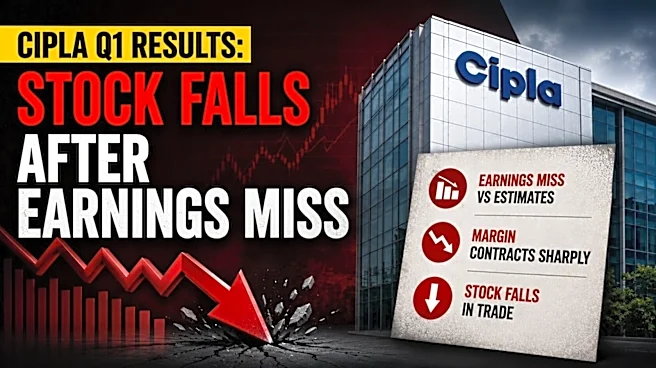 Cipla Q1 Results: Stock falls after US sales miss expectations, margins narrow sharply to 16%