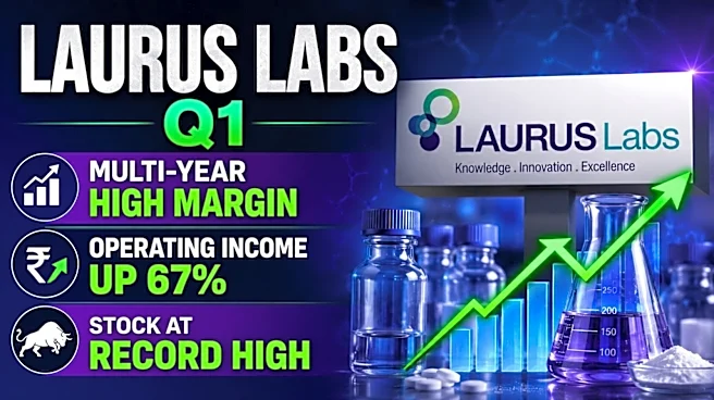 Laurus Labs Q1 Results: Stock jumps after margins cross 30%, other parameters beat