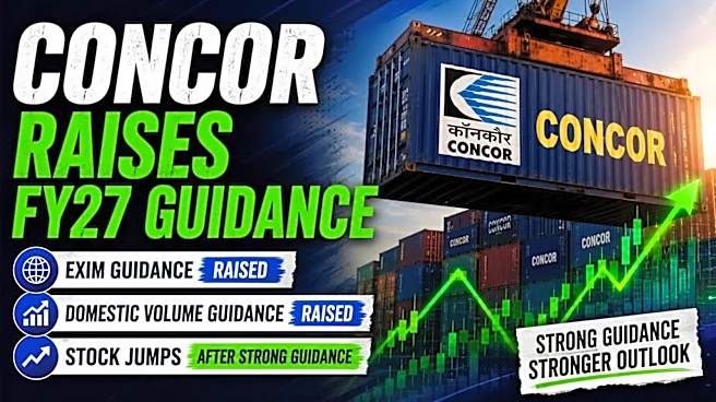CONCOR shares jump 6% after management raises FY27 guidance; Here's what it said