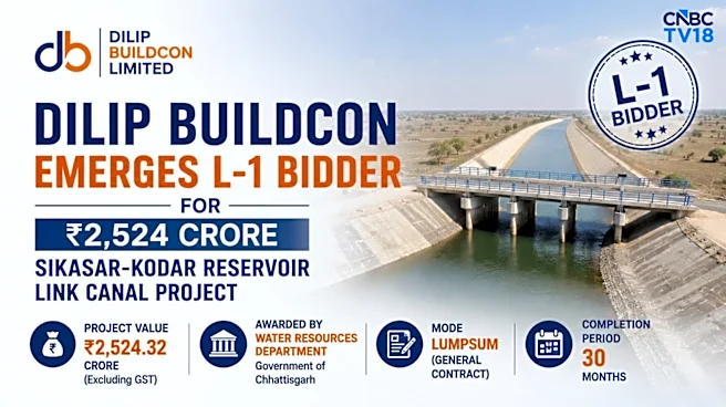 Dilip Buildcon bags ₹2,524 crore canal project in Chhattisgarh