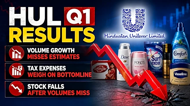 HUL Q1 Results: Stock falls 6% after volume growth falls short of estimates