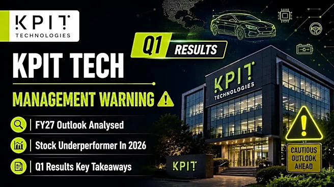 KPIT Tech Q1 Results: Stock up 5%; Management commentary key after growth warning